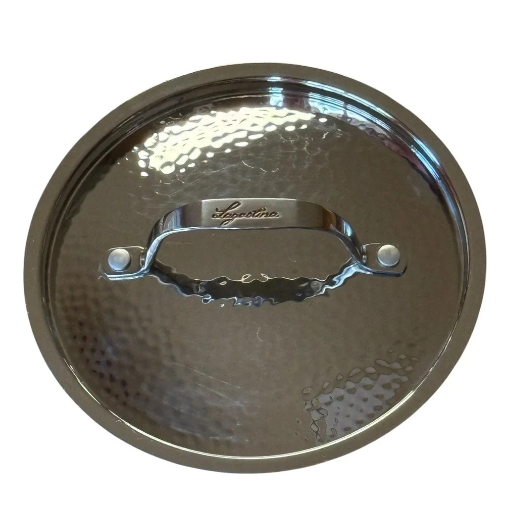 Lagostina Martellata Tri-Ply Hammered Stainless 8.5